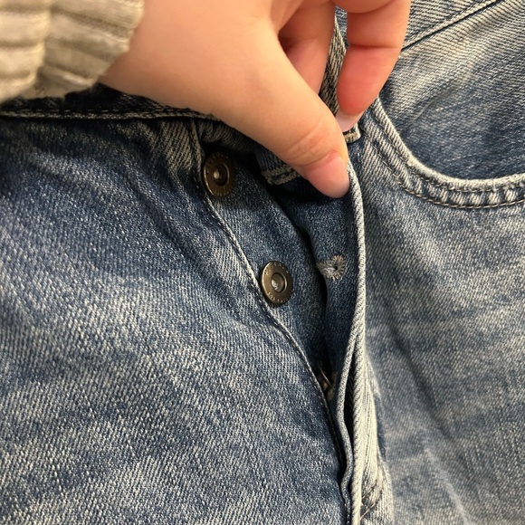 Pistola Embroidered Star Straight leg Jean size 27 EUC N0557 - Picture 6 of 9